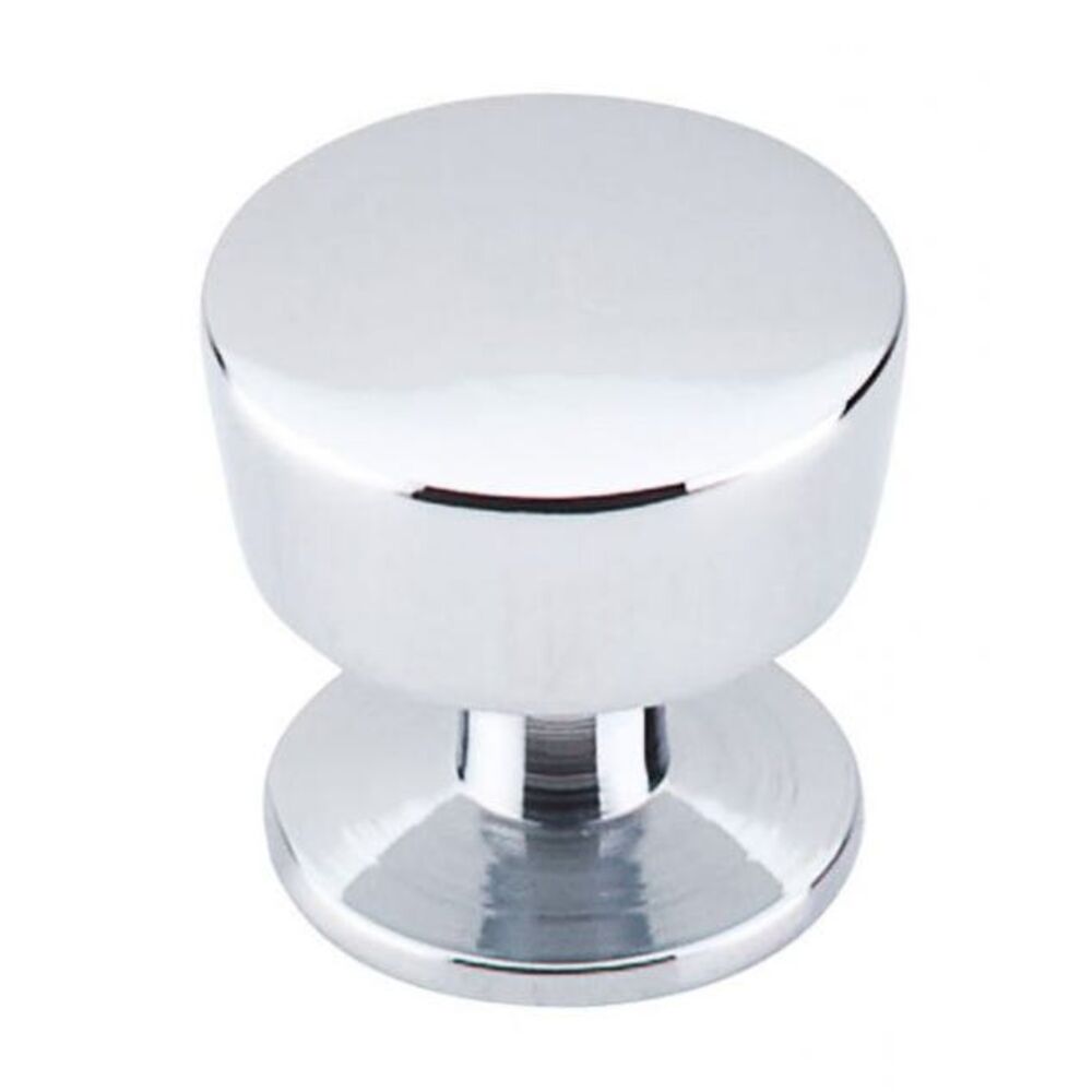 Top Knobs M1124-PC Nouveau III 1-3/16" Modern Drawer Essex Knob, Zinc, Polished Chrome
