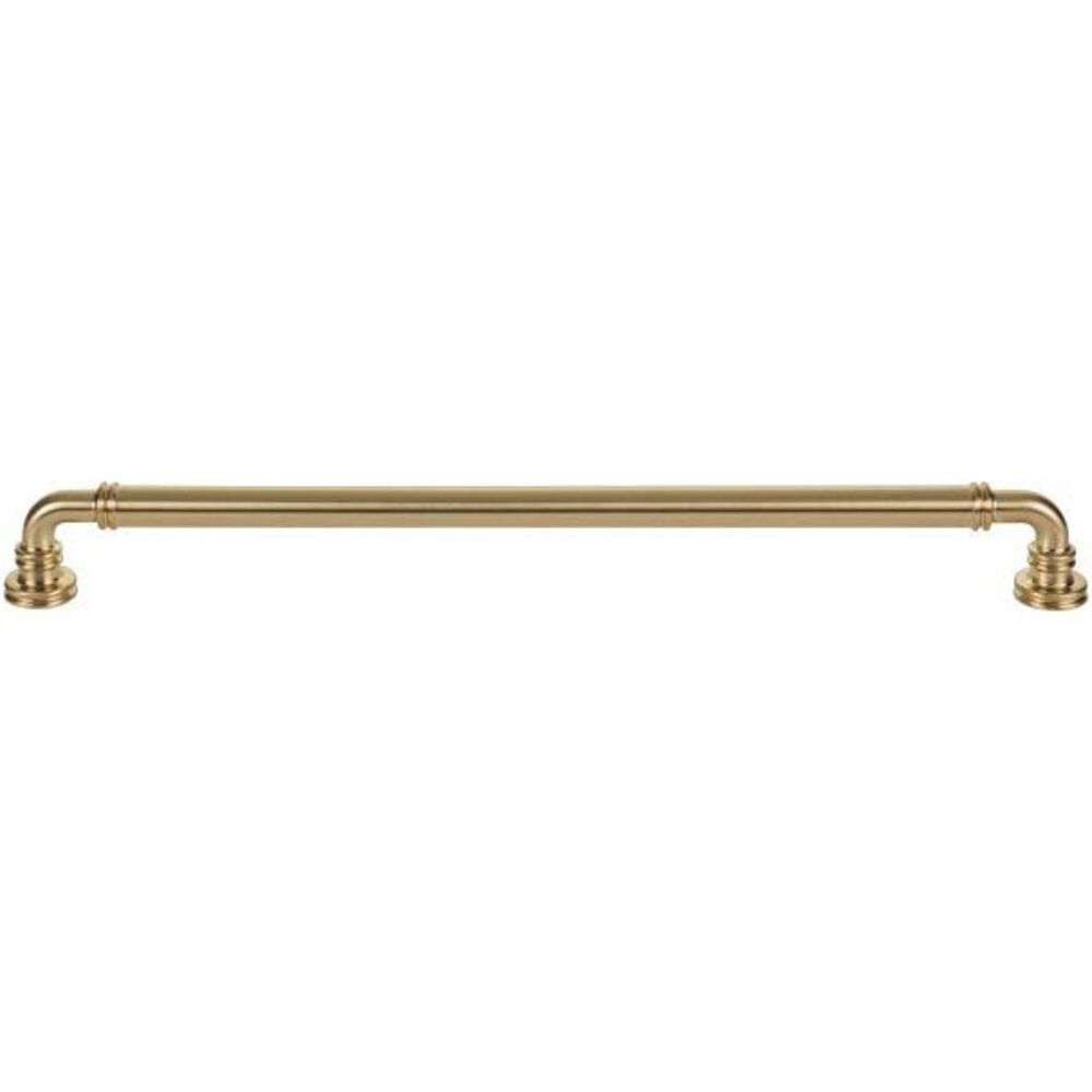 Top Knobs TK3146HB Morris 12" Cranford Drawer Pull, Zinc, Honey Bronze