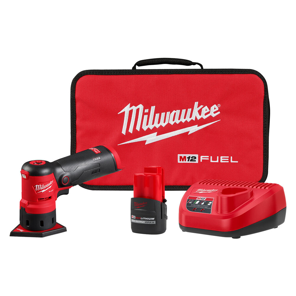 Milwaukee® Tool 2531-21HOC M12 FUEL™ Orbital Detail Sander Kit