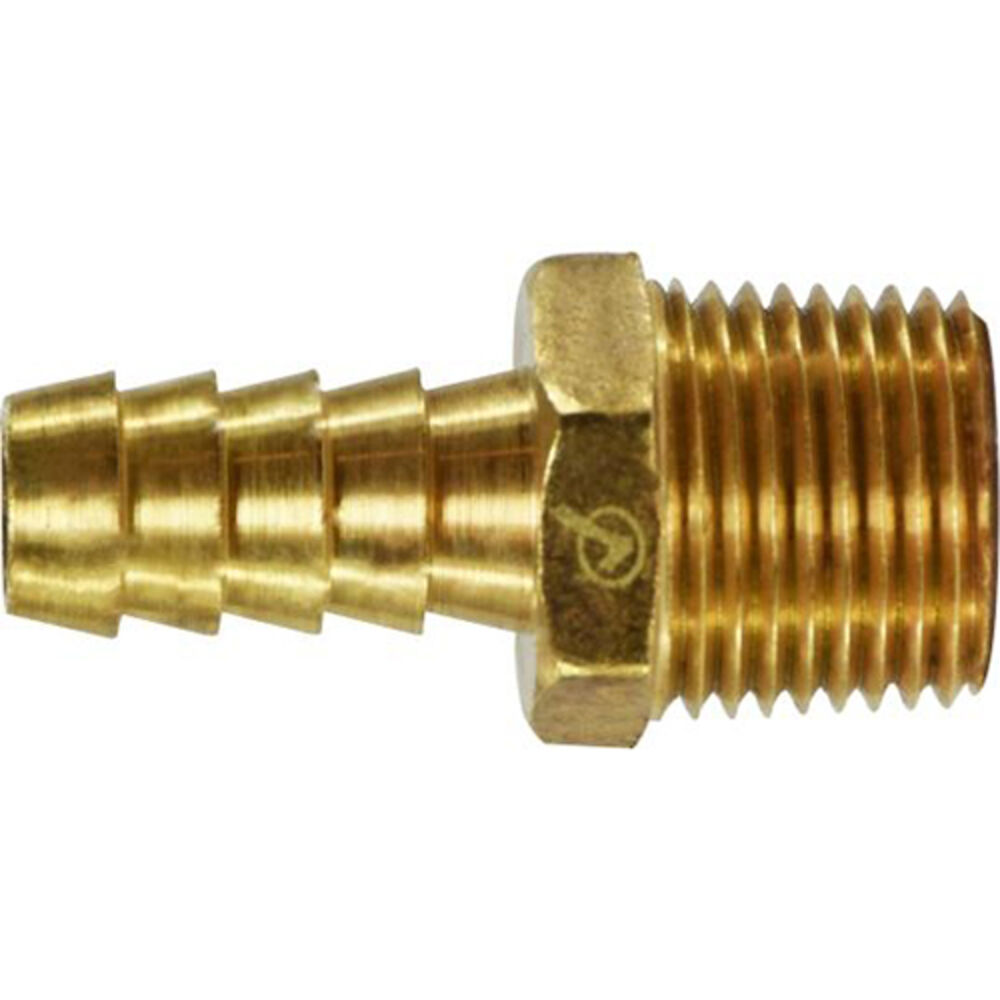 Midland 7070010302 LF29 Fitting Rigid Male Adapter, 3/16 x 1/8", Hose x MNPTF, Brass