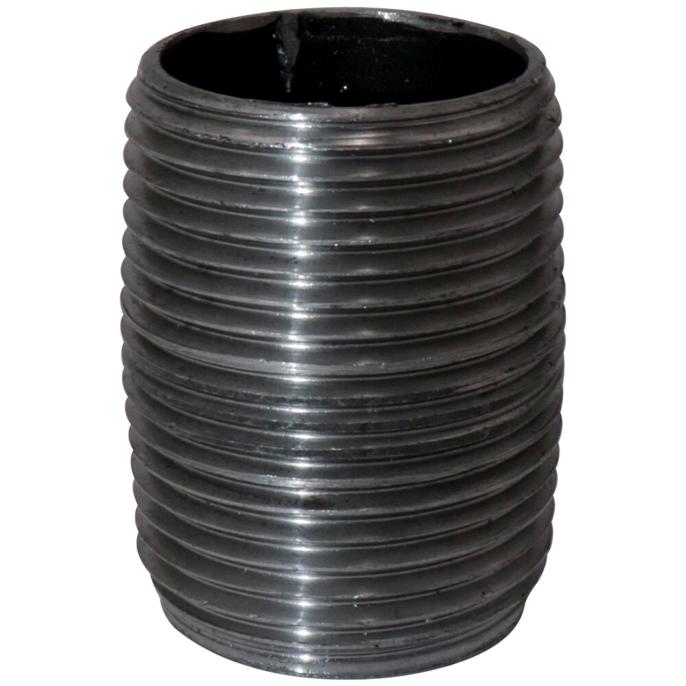 FIG 339 Standard Pipe Nipple, 3/4 inx1-3/8" L MNPT, Steel, Black, SCH 40/STD, Welded, Import