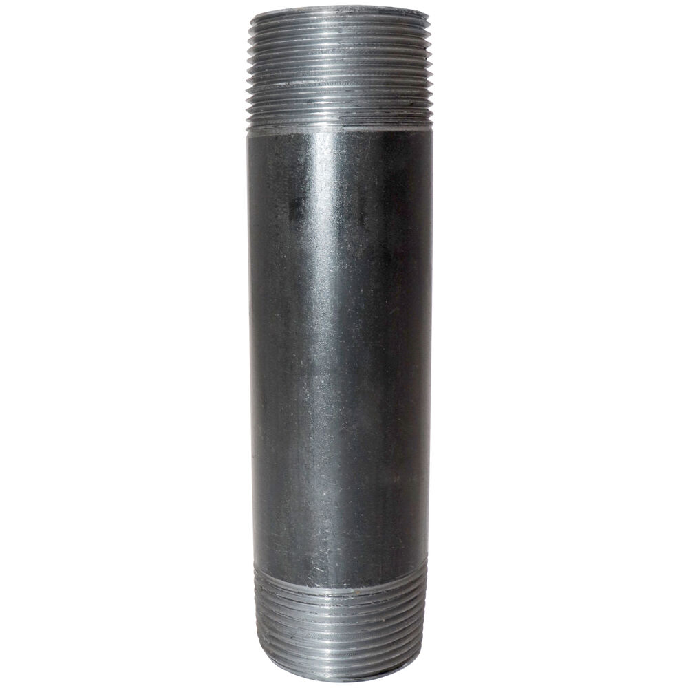 FIG 339 Standard Pipe Nipple, 1-1/4 inx6" L MNPT, Steel, Black, SCH 40/STD, Welded, Import