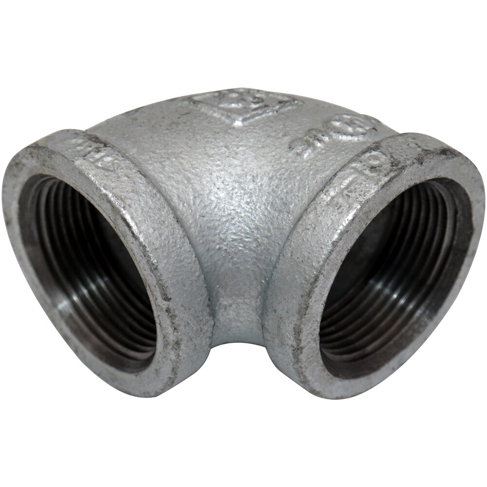 Anvil® 0811001411 FIG 3101 90 deg Pipe Elbow, 1-1/4 in, FNPT, 150 lb, Malleable Iron, Galvanized, Import