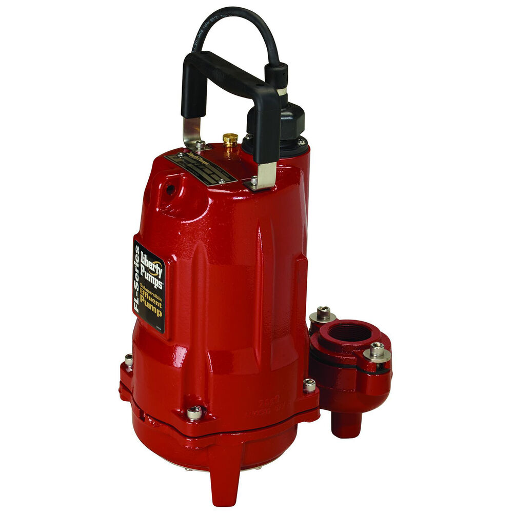 Liberty Pumps® FL73M-2 Submersible Effluent Pump, Non-Automatic, 3/4 hp, 208 / 230 V, 3 Ph, 77' Max Head