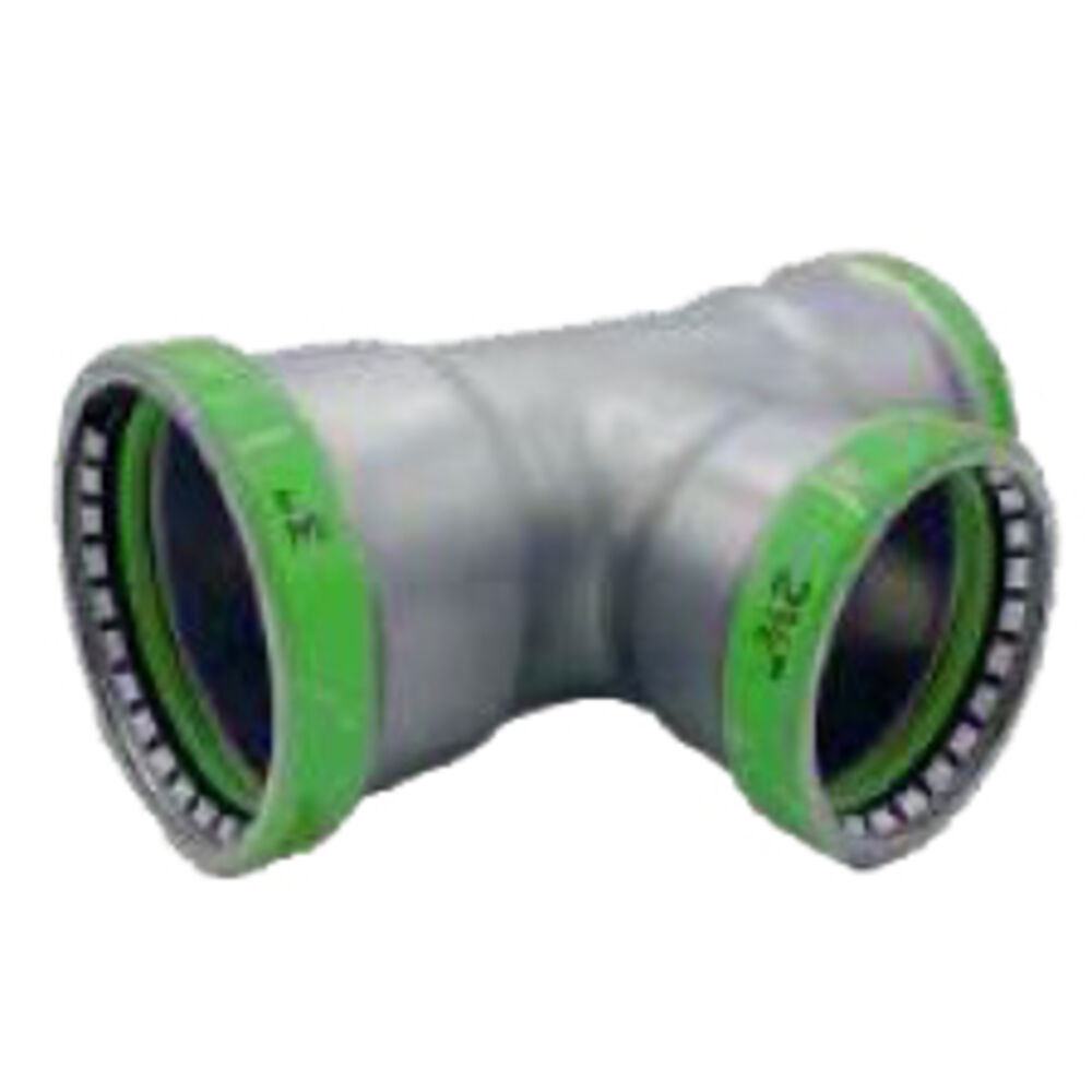 PowerPress123461367 411-LD Tee, 4" PxPxP, Gas (EPDM)