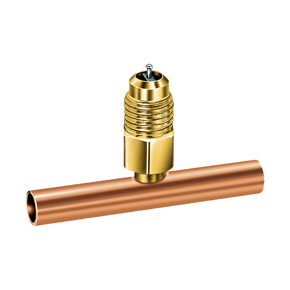 A31140 5/8" Adjustable Braze Access Valve Tee, ODS, 2-1/2" Length, Copper