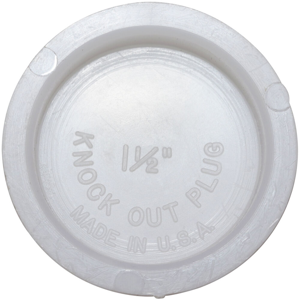 881-1 Knockout Test Plug, 1-1/2" Pipe, PVC, Domestic