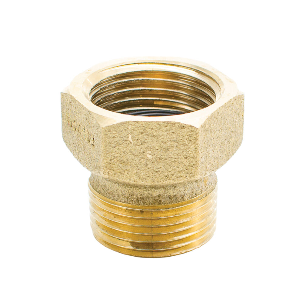 PASCO 2150 Adapter, 1/2x3/4", Female Hose Thread x MNPT, Brass