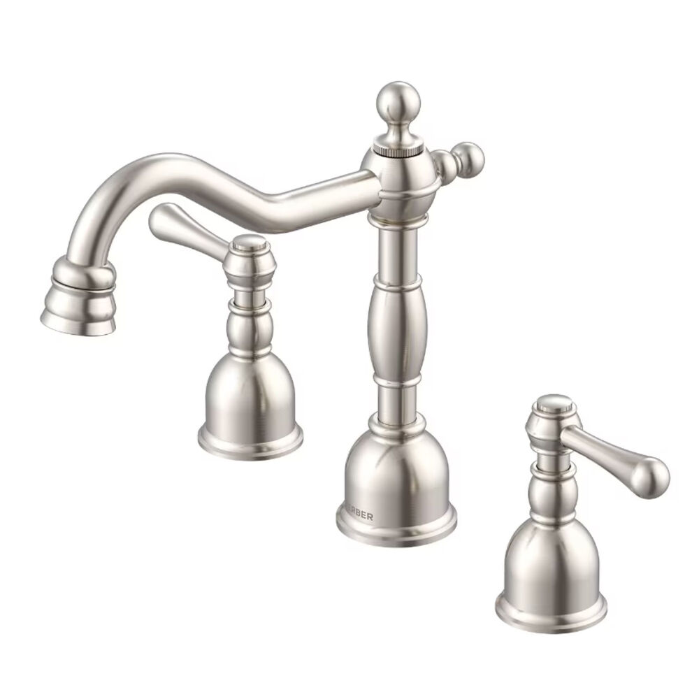 Gerber® D303257BN Opulence® 2-Handle ADA Widespread Lavatory Faucet w/ Touch-Down Drain, 1.2 gpm, 4 to 8" Center, Brushed Nickel