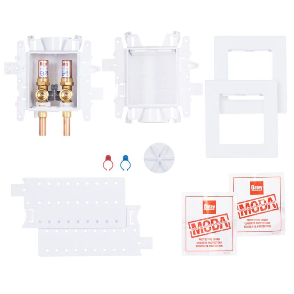 Oatey® MODA™ 37609 Outlet Box w/ Hammer Arrestor, Male C, PVC