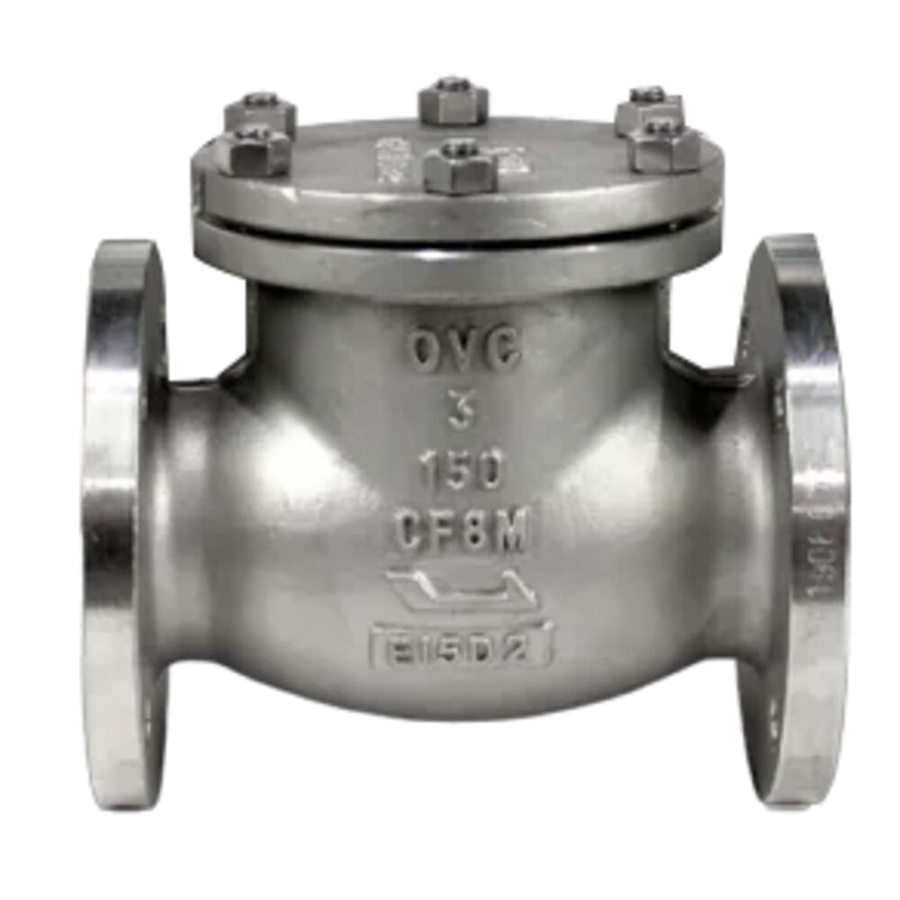 3" API 603 Cast 316 Stainless Steel Swing Check Valve, Flanged Ends, Class 150