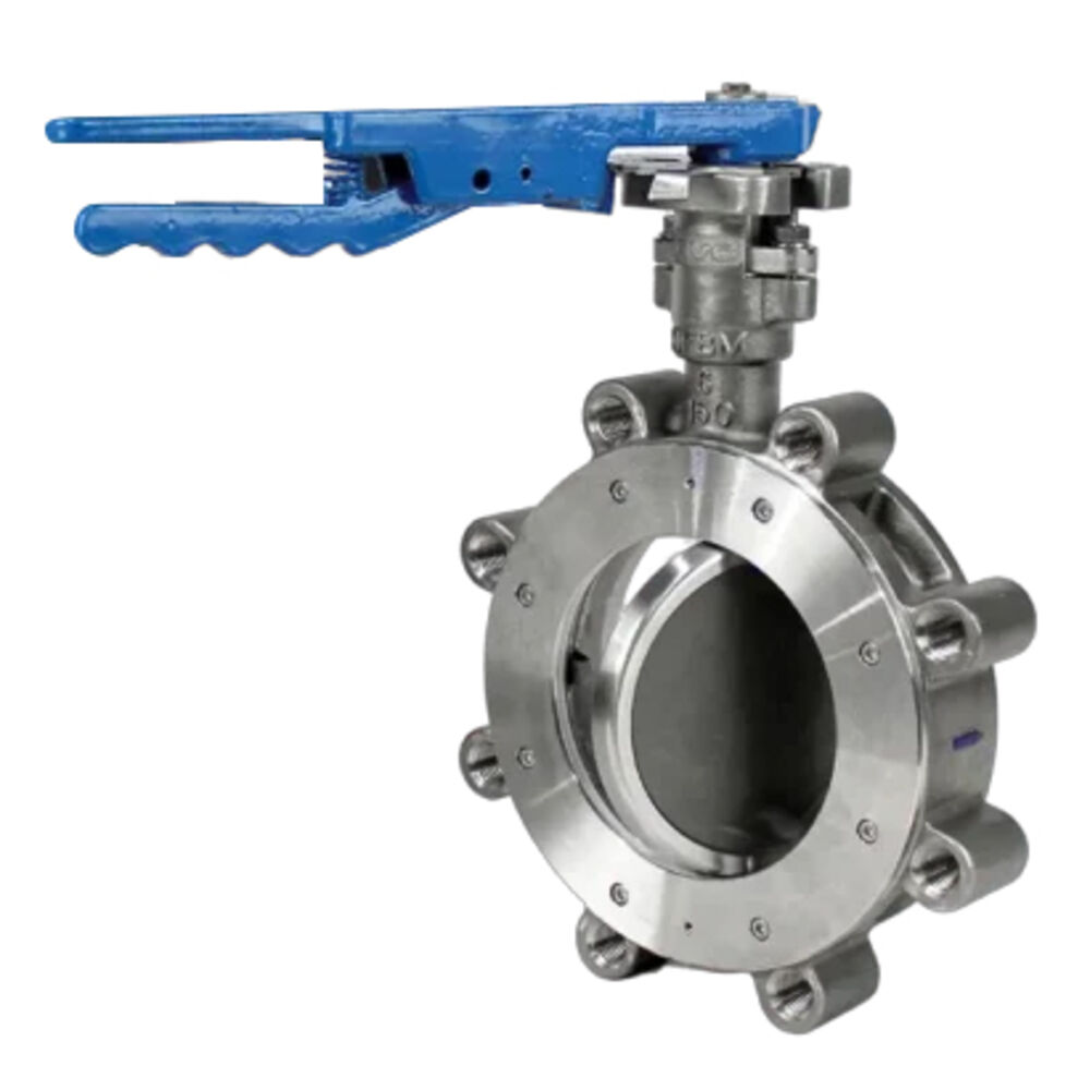 3" 150# High Performance Stainless Steel (SS) Lug-style Butterfly Valve w/ Lever