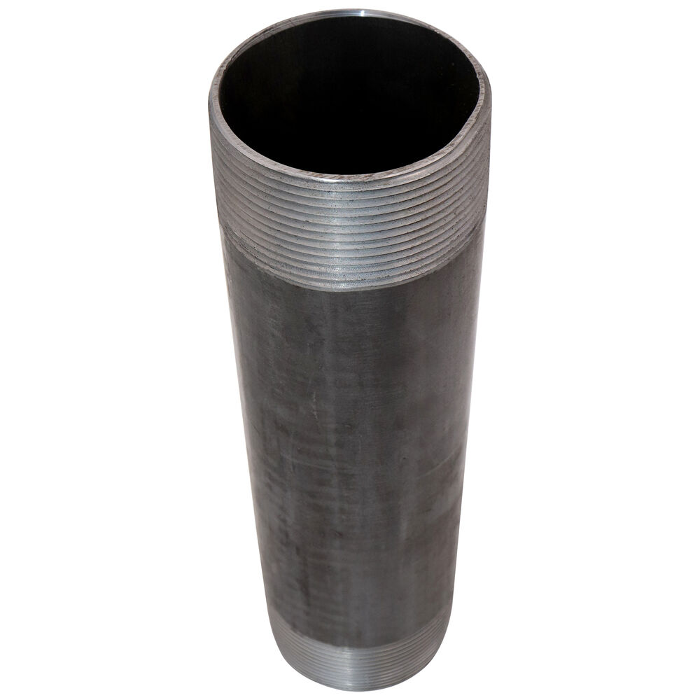 FIG 339 Standard Pipe Nipple, 3 inx12" L MNPT, Steel, Black, SCH 40/STD, Welded, Import