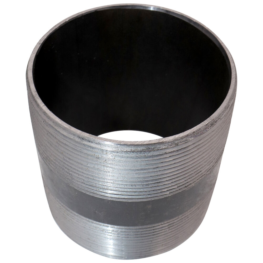 Pipe Nipple, 4 inx4-1/2" L Butt Weld, Carbon Steel, Black, SCH 40/STD, Import
