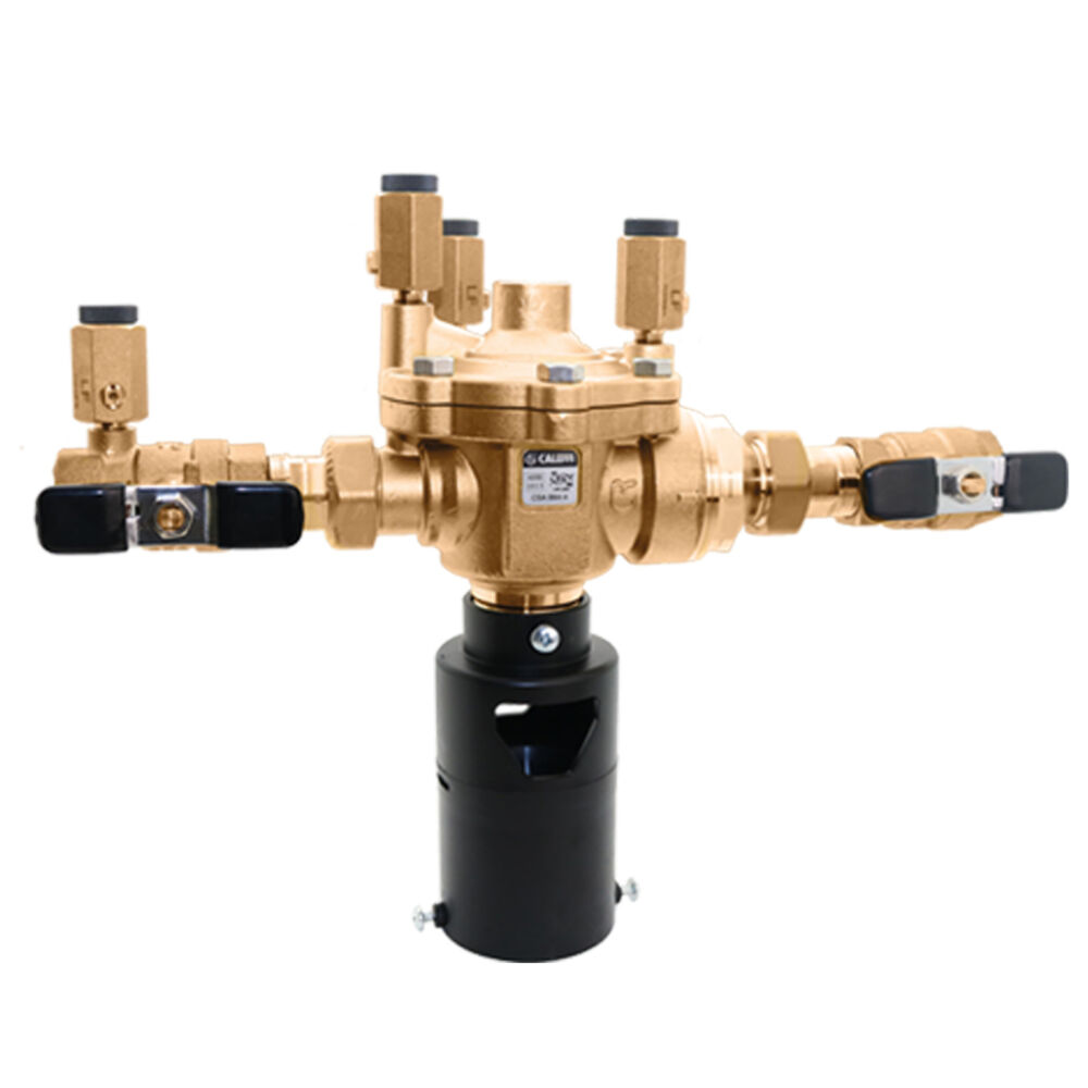 Caleffi 574050A FlowShield™ RP 3/4" Testable Backflow Preventer Assembly, FNPT, Brass Body