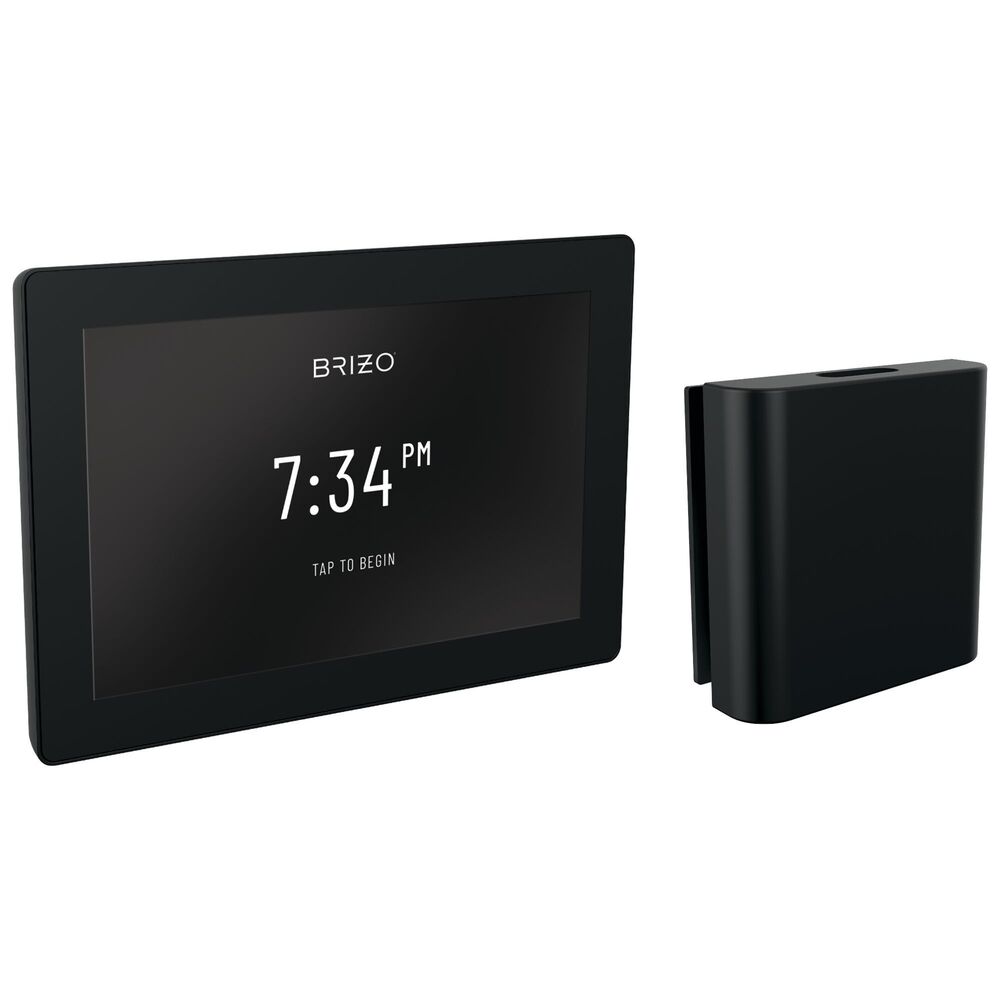 Brizo® 8CH-600S-BL Square Steam Shower Control, Digital Display, Matte Black