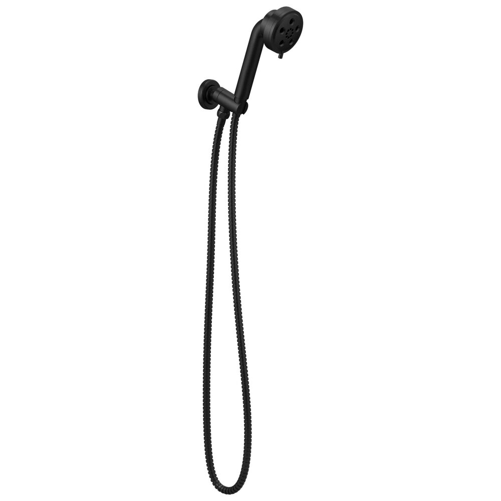 Brizo® 88835-BL Litze® High Flow Hand Shower, 3-1/5" Dia 3-Function Shower Head, 1.75 gpm, 60 to 82" L Hose, Matte Black