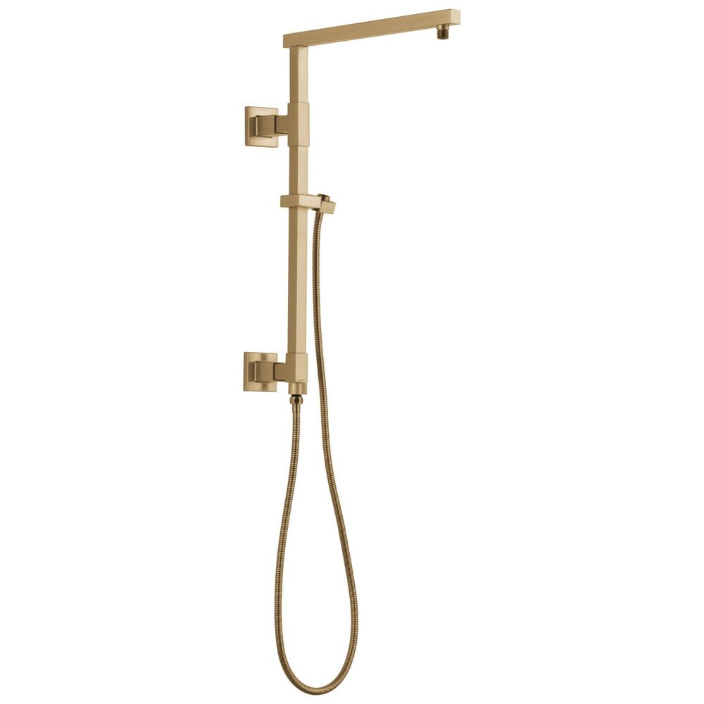 DELTA® 58410-CZ-PR Universal Showering Components Angular Shower Column, 18" Shower Head, 26.53" L Shower Arm, Champagne Bronze