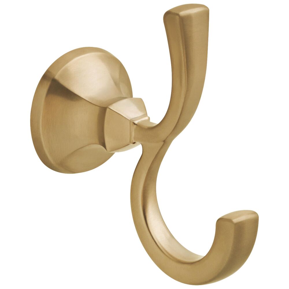 DELTA® 76435-CZ Ashlyn® Robe Hook, 2-1/4" OAW x 4-5/16" OAD x 5" OAH, Champagne Bronze
