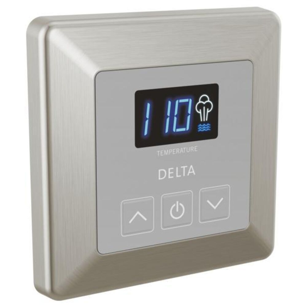 DELTA® EP103305SSPR Universal Steam Shower Control, Digital Display, Lumicoat Stainless