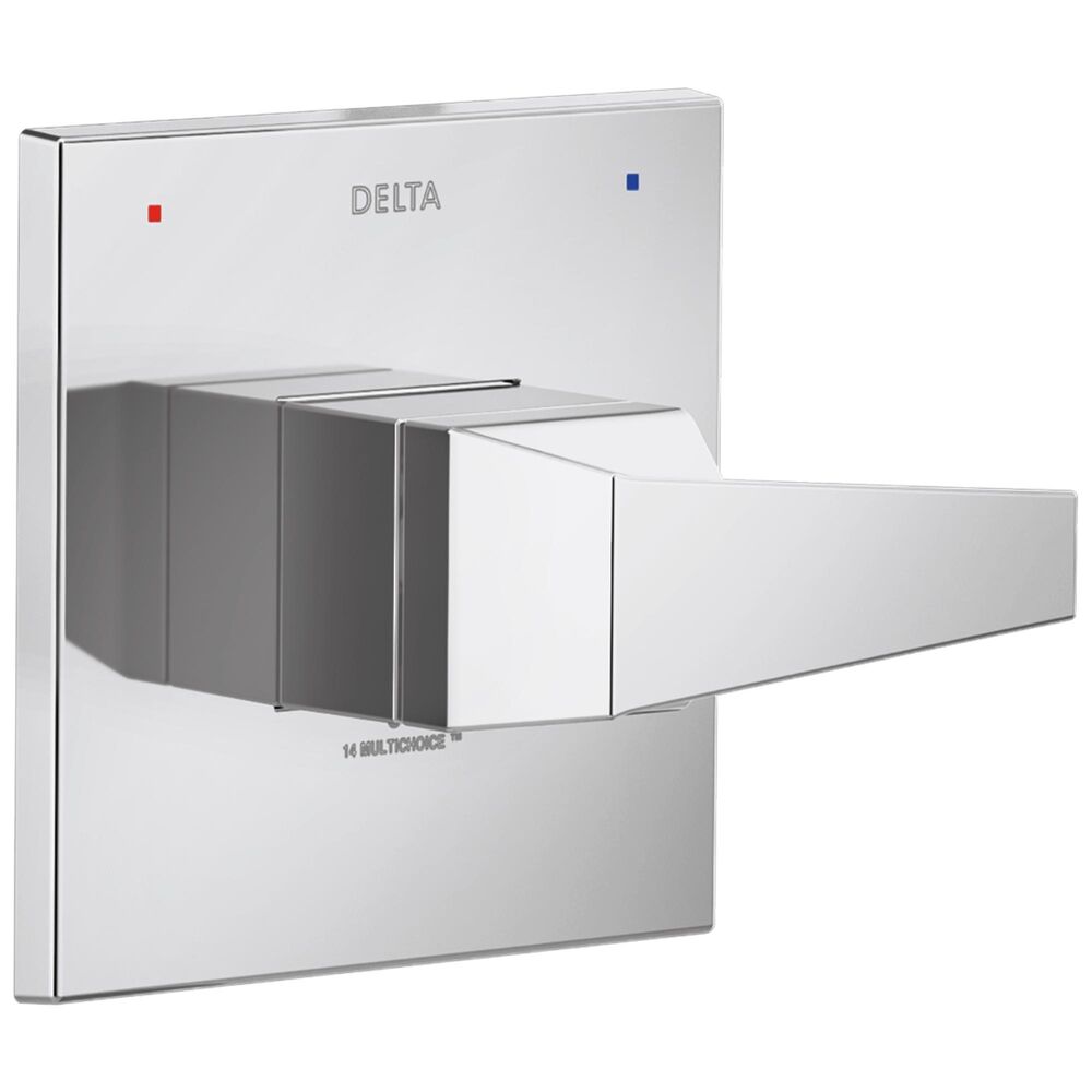 DELTA® T14043-PR Monitor® 14 Series Square Valve Trim, 6 gpm Valve, 1.75 gpm Shower, Lumicoat™ Polished Chrome