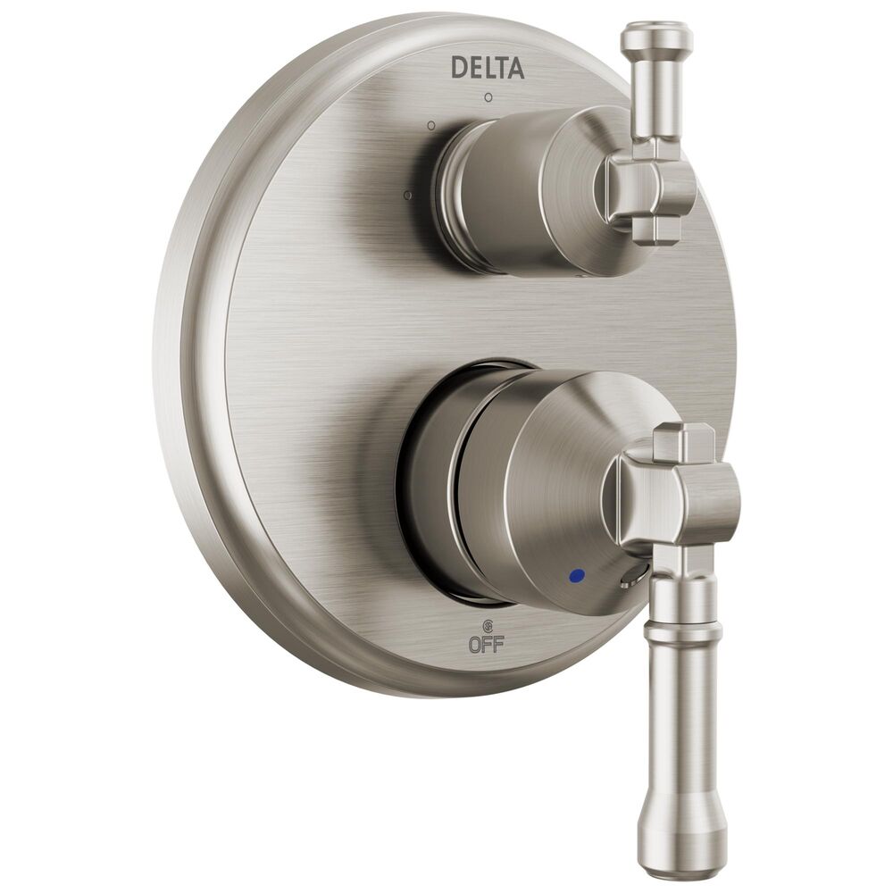 DELTA® T24884-SS-PR 14 Series 3-Setting Diverter Trim, 5 gpm Valve, Stainless