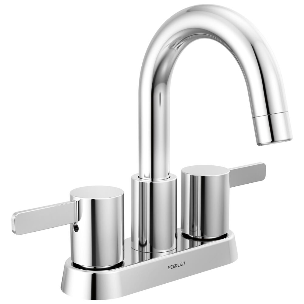 Peerless® P2530LF Centerset Bathroom Faucet, 2 Handles, Pop-Up Drain, 1 gpm at 60 psi, Polished Chrome