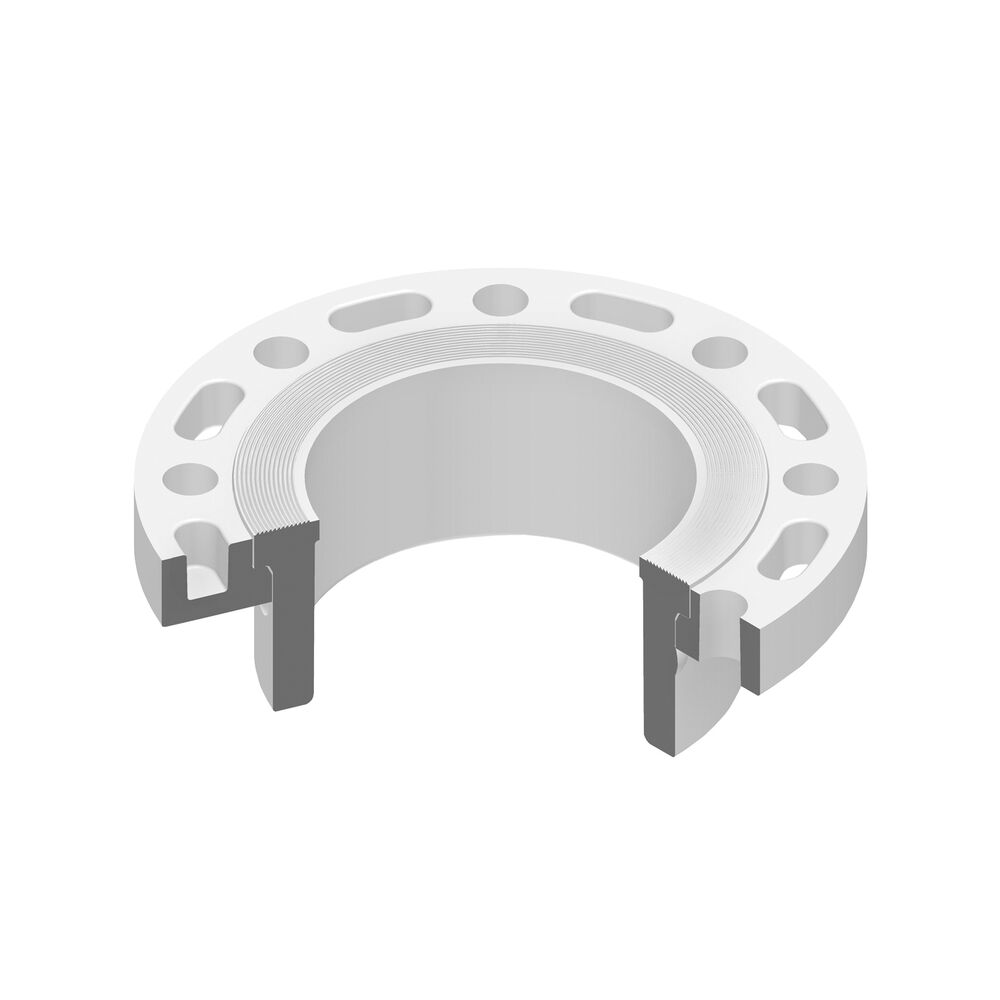 Spears® 354-080 Van Stone Flange With Plastic Ring, 8x8", PVC, Socket Connection, 150 lb, 13-5/8" OD