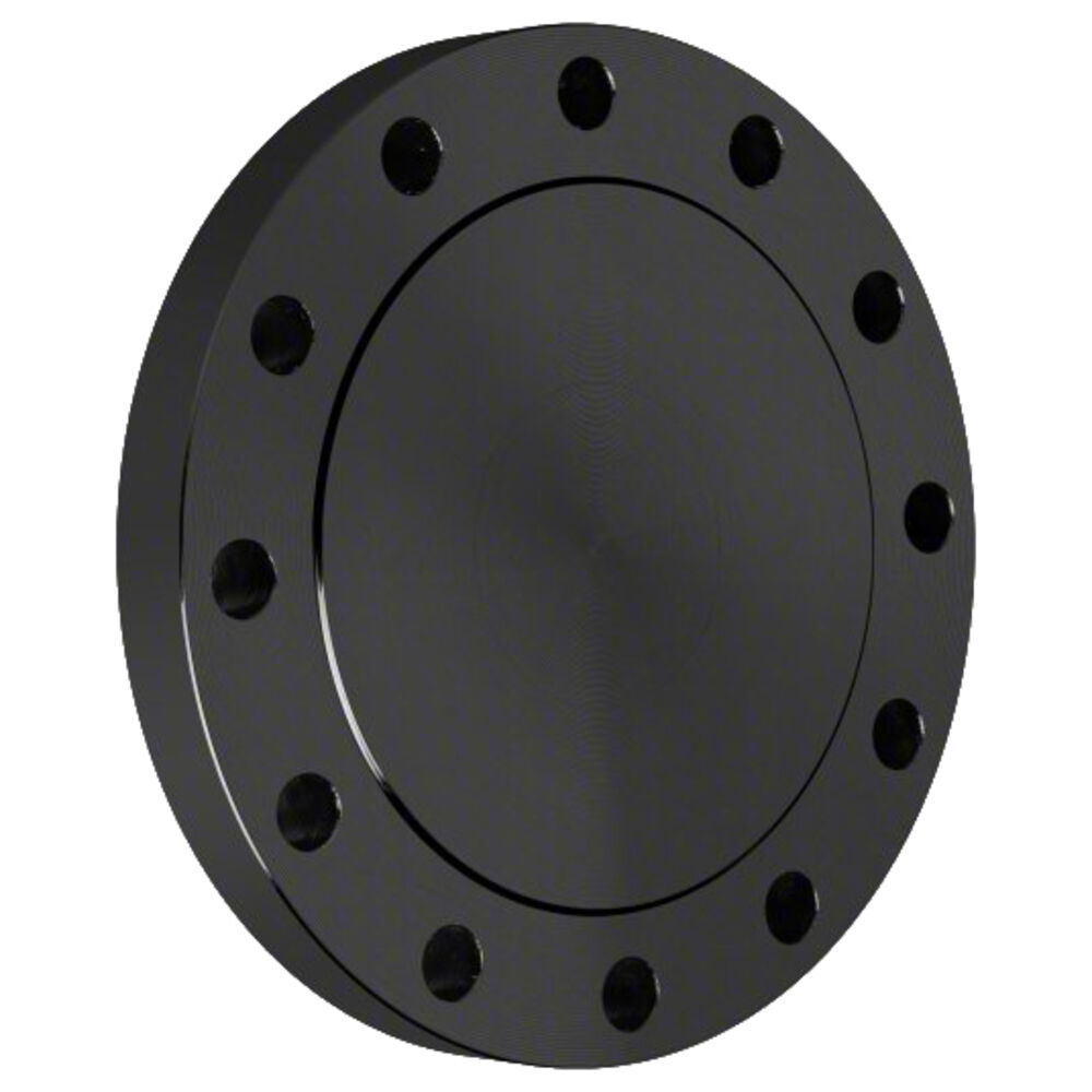8" 300 Lb Carbon Steel Raised Face Blind Flange, (12) Bolt Holes, SA105