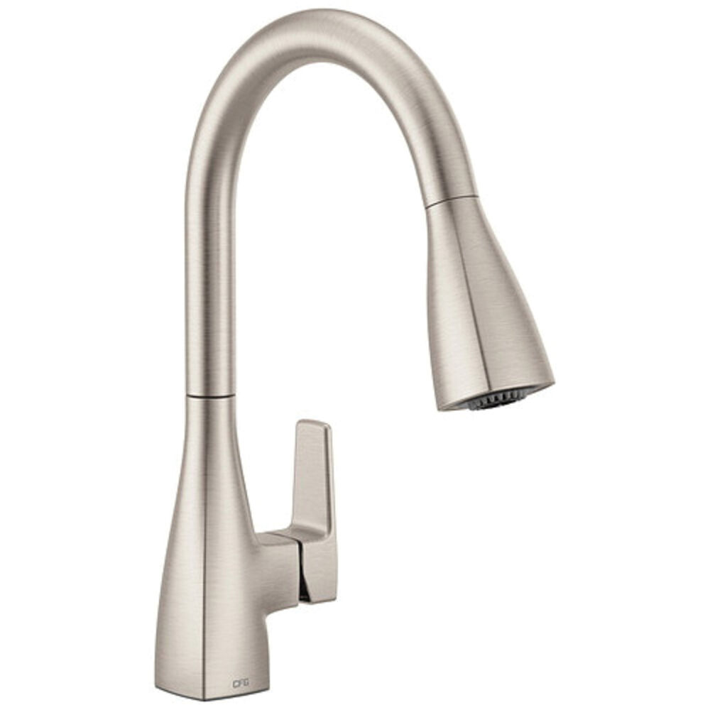 CFG 76162SRS Slate™ Kitchen Faucet, 1.5 gpm, Spot Resist® Stainless Steel, 1 Handle, 1/3 Faucet Holes, Commercial/Residential