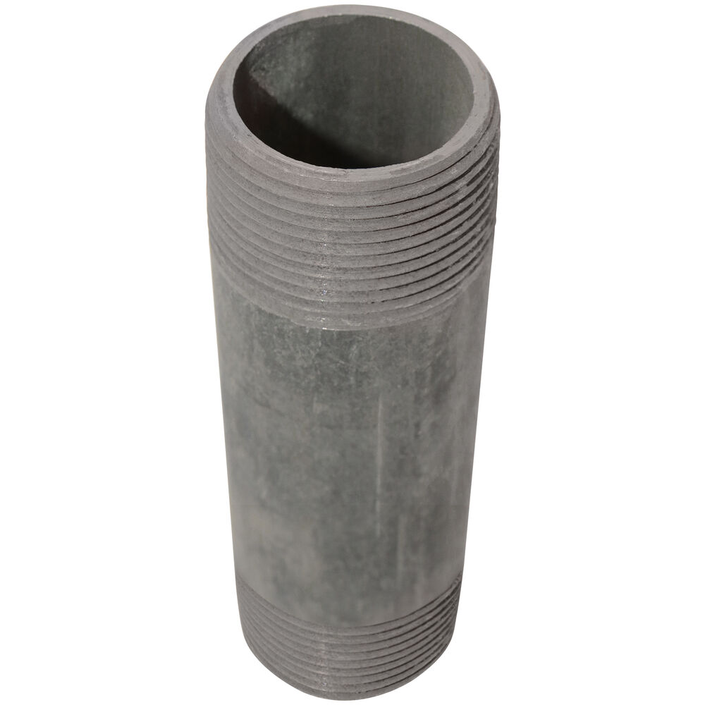 Pipe Nipple, 1-1/4 inx5" L NPT, Steel, Black, SCH 80/XH, Welded, Import