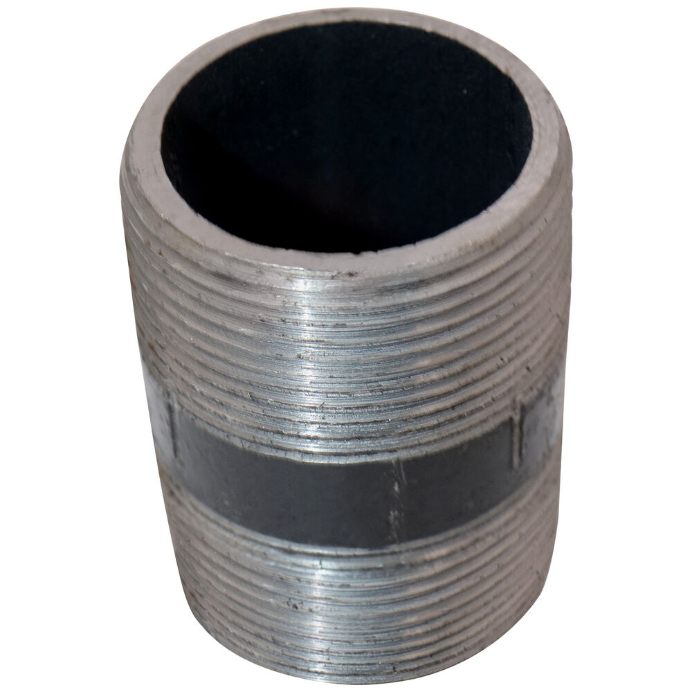 FIG 338 Pipe Nipple, 1-1/2 inx2-1/2" L MNPT, Steel, Black, SCH 80/XH, Welded, Import
