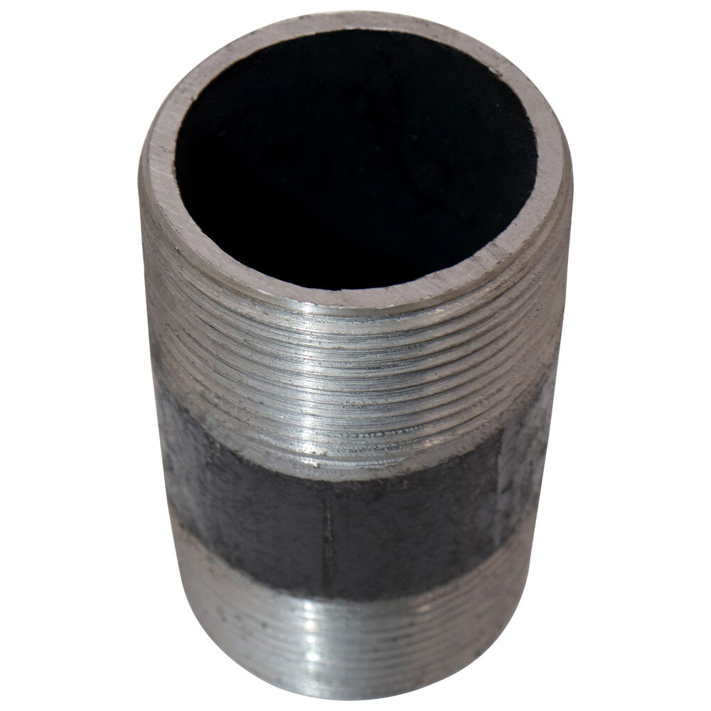 FIG 338 Pipe Nipple, 1-1/2 inx3" L MNPT, Steel, Black, SCH 80/XH, Welded, Import