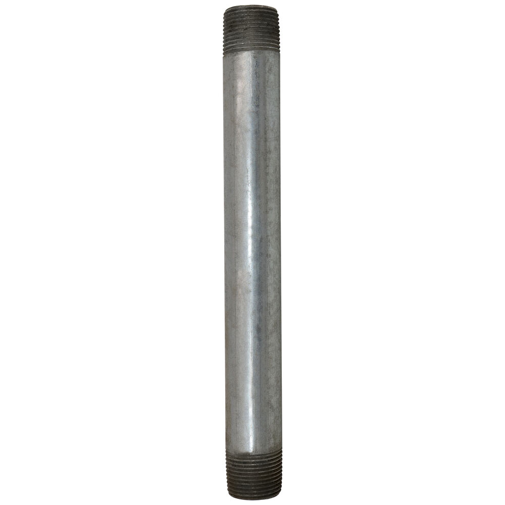 SPF/Anvil™ 0831022207 Pipe Nipple, 3/4 inx9" L, Steel, Galvanized, Welded, Import