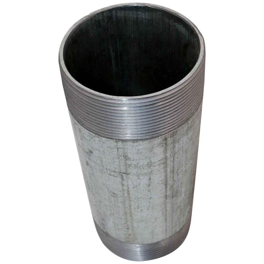 Anvil® 0831055801 Pipe Nipple, 4 inx10" L, Steel, Galvanized, Welded, Import