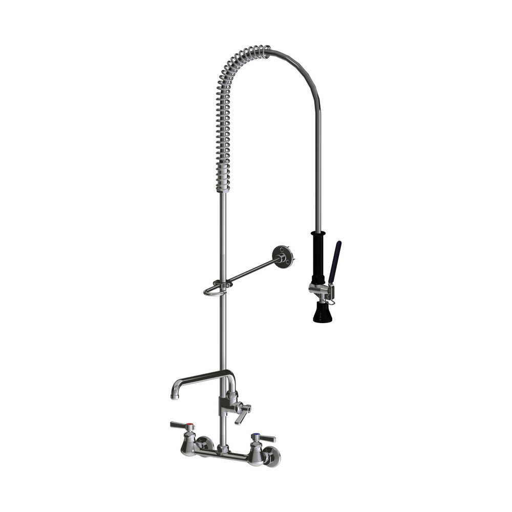 Chicago Faucet® 510-G613L15XKCAB Full Flow Pre-Rinse Fitting, Commercial, 1 gpm, 8" Center, Polished Chrome