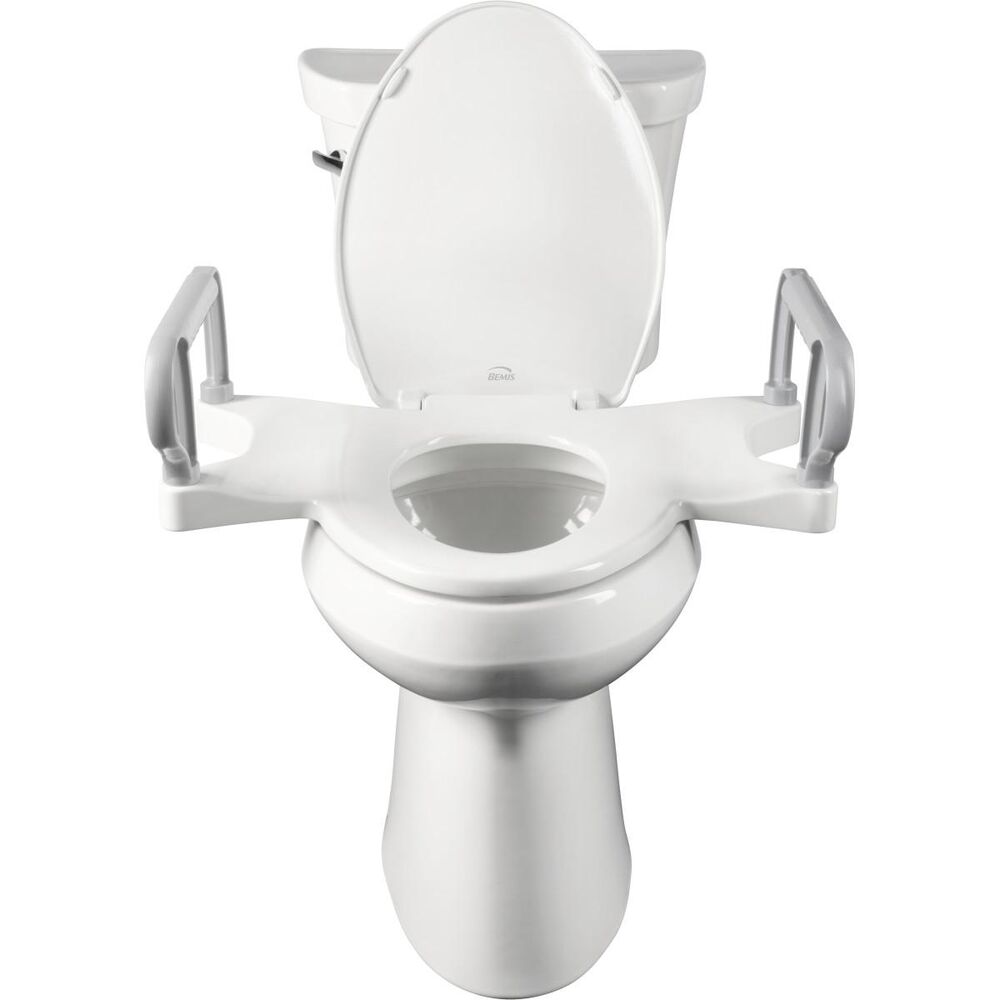 Bemis® A8AS100 000 Assist™ Standard Toilet Seat, Round/Elongated Bowl, Closed Front, Self-Sustaining Check Hinge, White