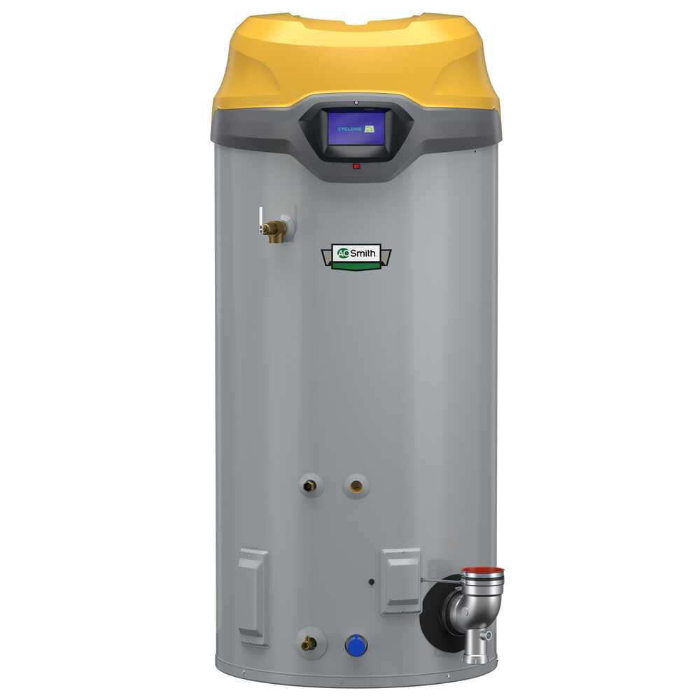AO Smith® 100381398 400 Commercial Heater, 119 gal, Natural Gas Fuel, Power/Power Direct Vent, 97 %