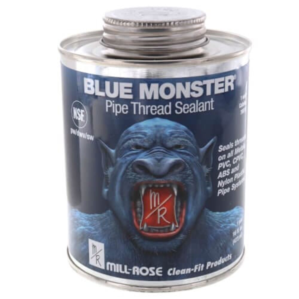 Cleanfit Blue Monster® 76015 Heavy Duty Industrial Grade Pipe Thread Sealant, 1 pt Can