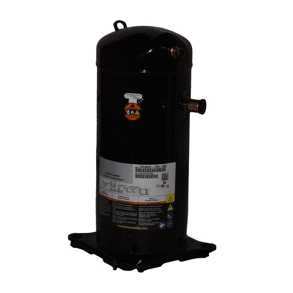 ICP™ ZP83KCE-TFD-830 Hermetic Scroll Compressor, 83000 Cooling Capacity, R-410A Refrigerant