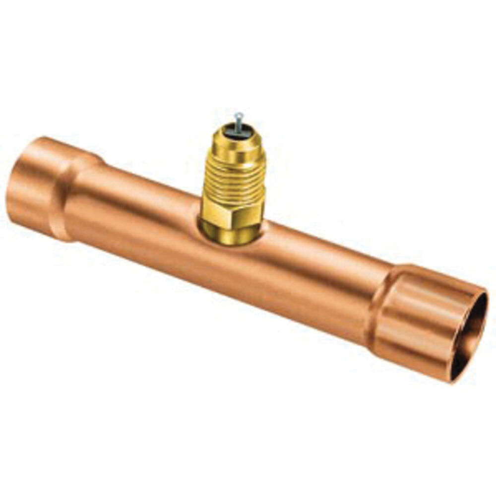 ICP™ A31334 Swaged Braze Tee, 1/4" Nominal, Tube x Access x Tube