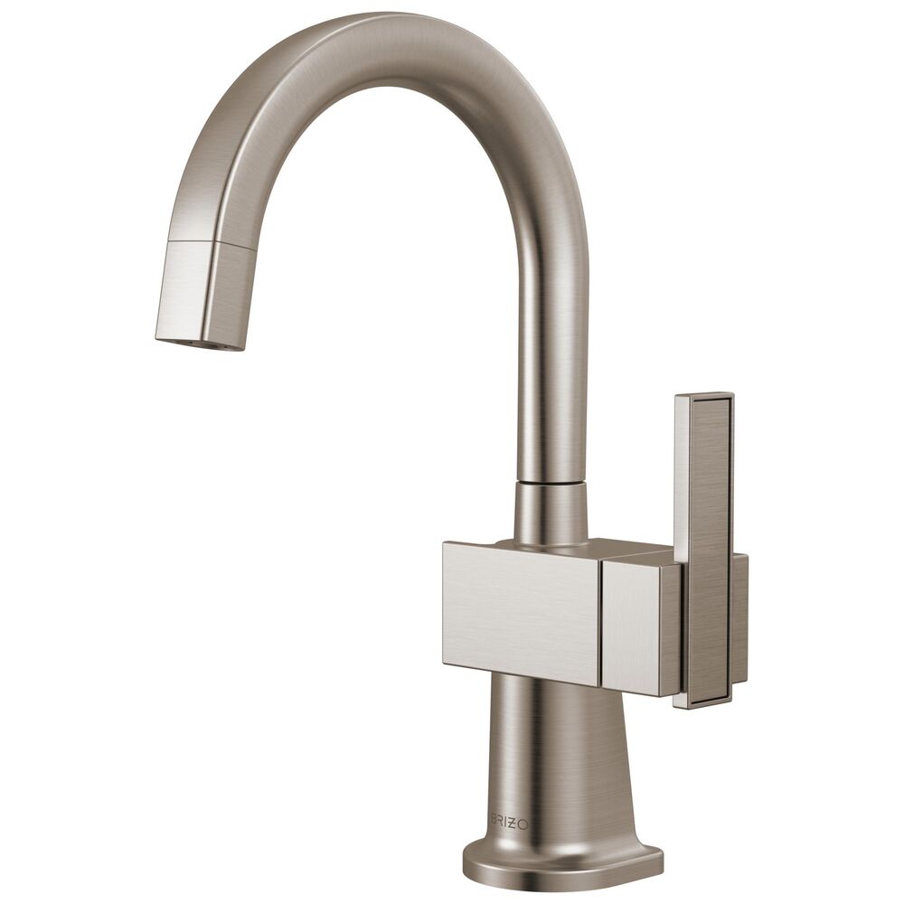 Brizo® 61322LF-C-SS Frank Lloyd Wright® Beverage Faucet w/ Arc Spout, 1 Level Handle, 1.5 gpm, Brilliance® Stainless