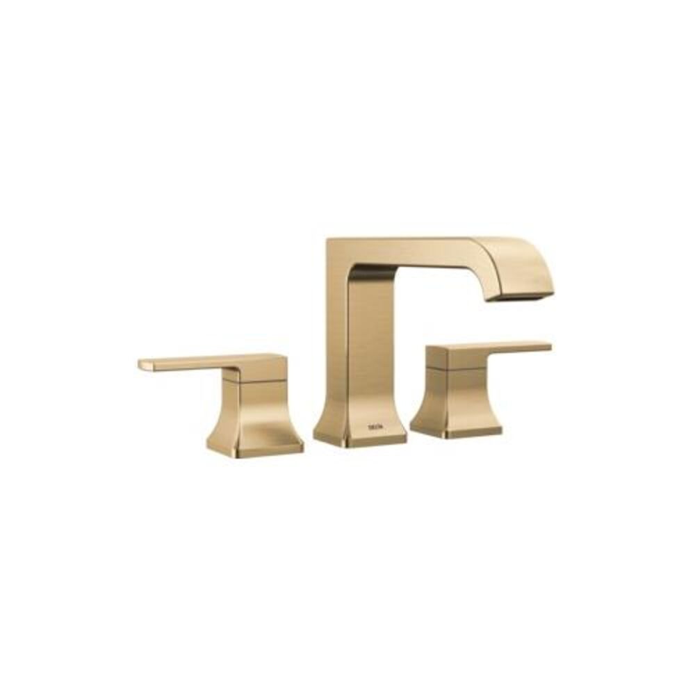 DELTA® T2739-CZ Velum 2 Handle Roman Tub Trim, 10 to 16" Center, Champagne Bronze