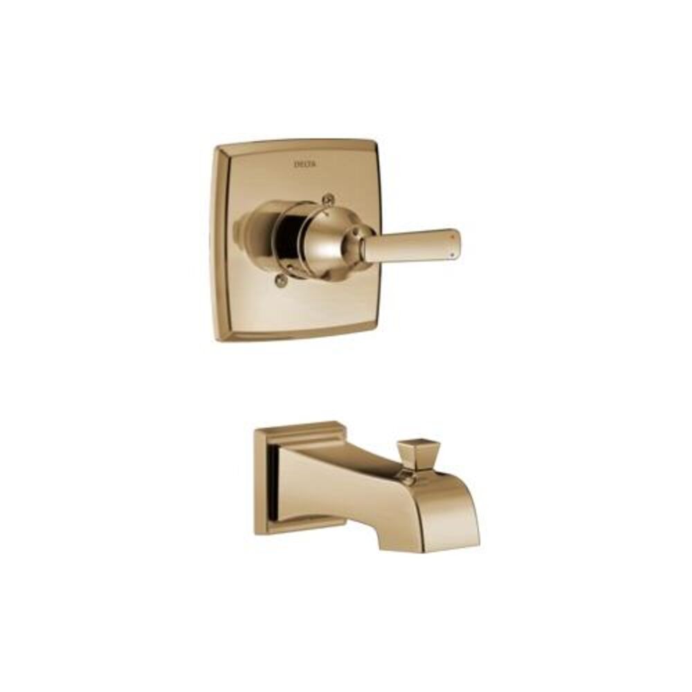 DELTA® T14164-CZ 1 Monitor® 14 Series Tub Faucet & Trim Only, 1.75 gpm, Champagne Bronze