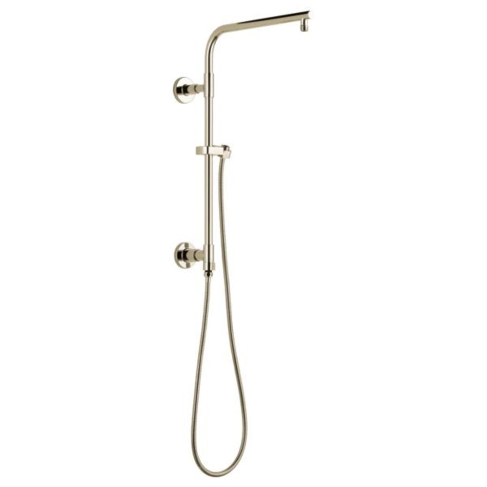 DELTA® 58810-PN-PR Emerge® 18" Round Shower Column,  26.44" L Shower Arm, Lumicoat® Polished Nickel