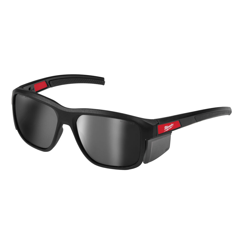 Milwaukee® Tool 48-73-2512 Full Frame Safety Glasses with Removable Side Shields, Anti-Scratch, Mirrored Lens