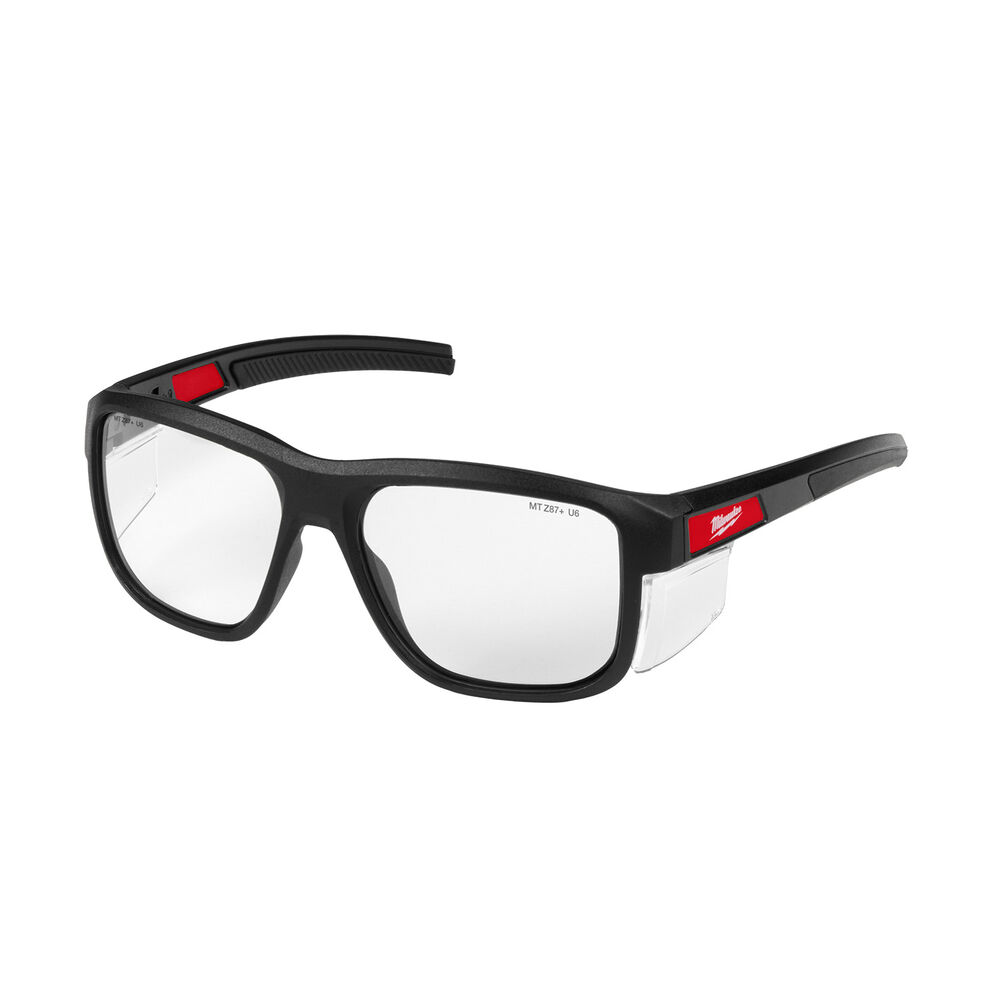 Milwaukee® Tool 48-73-2515 Full Frame Safety Glasses with Removable Side Shields, Anti-Scratch, Clear Lens