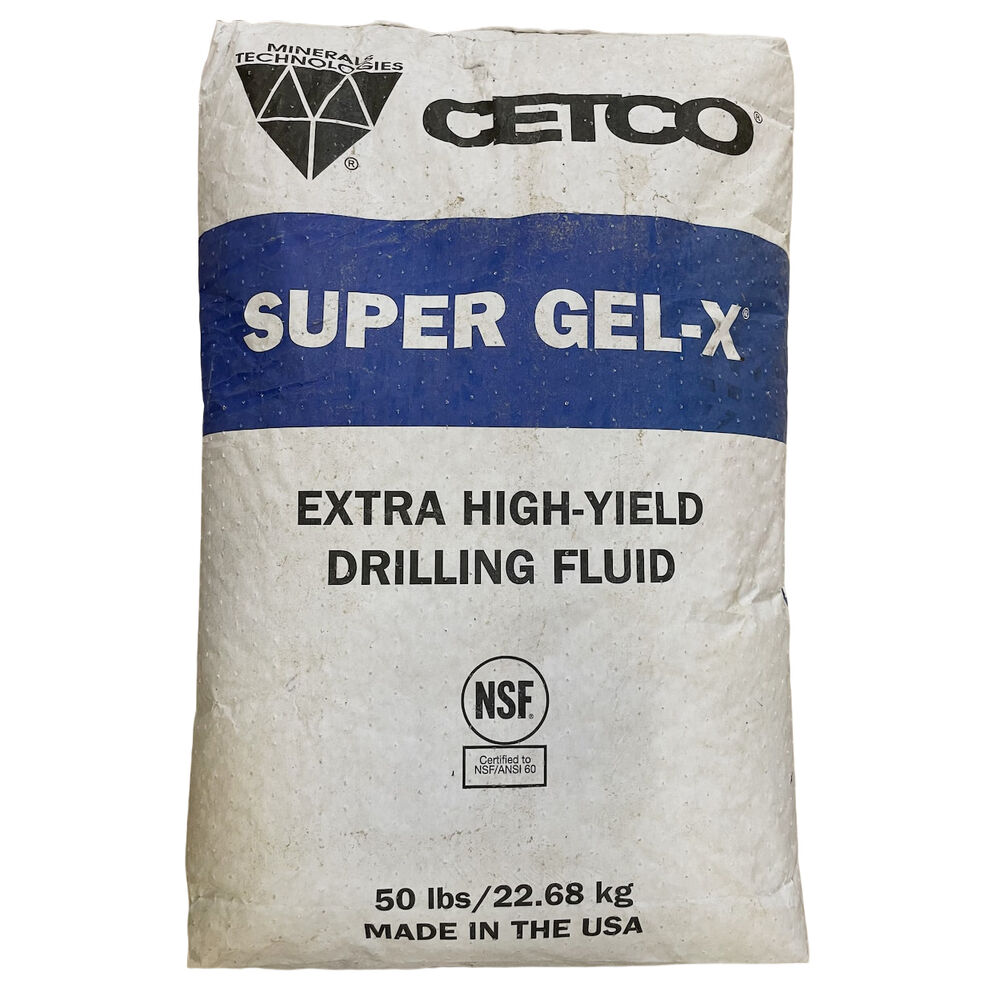 SUPER GEL-X® High-Yield Bentonite, 50 lb Bag