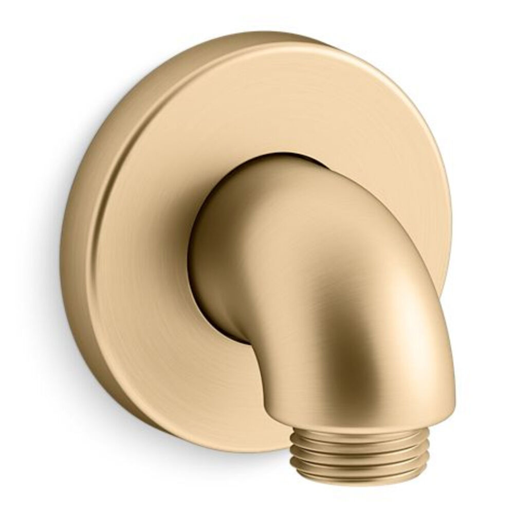 Kohler® K22172-2MB Purist® Stillness® Wall-Mount Supply Elbow with Check Valve, Brushed Brass