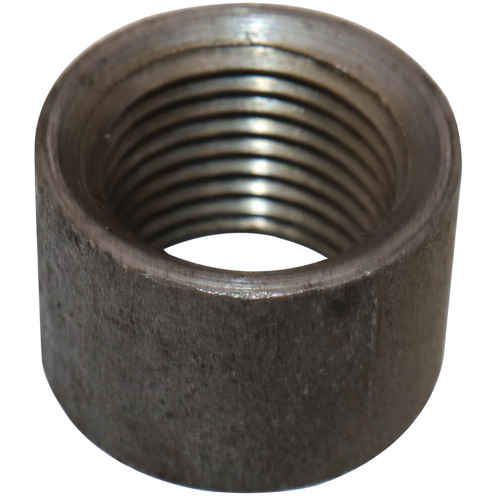 0320200736 FIG 336 Standard Taper Tapped Merchant Half Coupling, Steel, 1/2", NPT, Black Oxide, Domestic